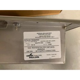 Pauluhn FR220DPSSH Recessed Ceiling Mount Light Fixture, Inside Drip Proof, 120-277 VAC