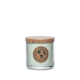 Eco Candle Co. Recycled Candle, Eucalyptus Mint, 6 oz. - Scents of Eucalyptus, Spearmint, & Peppermint - 100% Soy Wax, No Lead, Kraft Paper Label & Lid, Hand Poured, Made from Midwest Grown Soybeans
