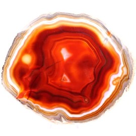 CRIGEMA Natural Mineral Stone for Healing Stones, Meditation, Crystals (Red Agate 6-7 cm)