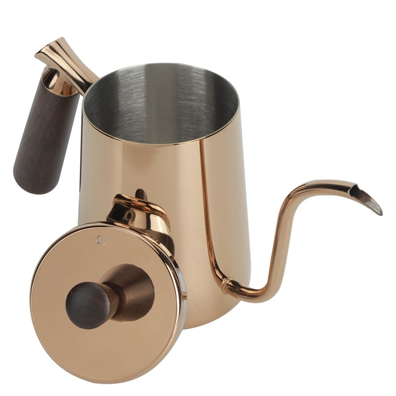 700ml Portable Stainless Steel Coffee Pot Long Gooseneck Spout Pour