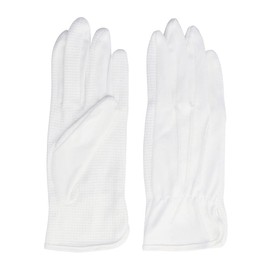 Otafuku Gloves Anti-Slip Sewing Gloves [100% Cotton, Anti-Slip: PVC, Side Opening Type, Gusseted] #526 Free