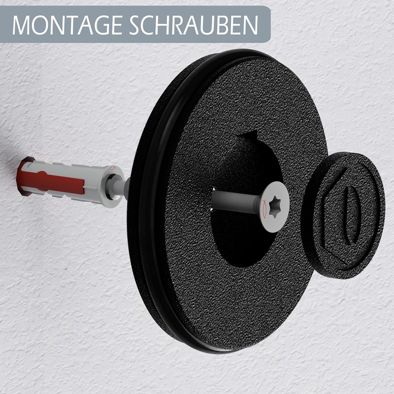 Clara Coffee Wall Mount Invisible Black The Bracket is Suitable