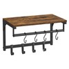 VASAGLE Laundry Room Shelf Wall Mounted, Coat Rack Shelf, with