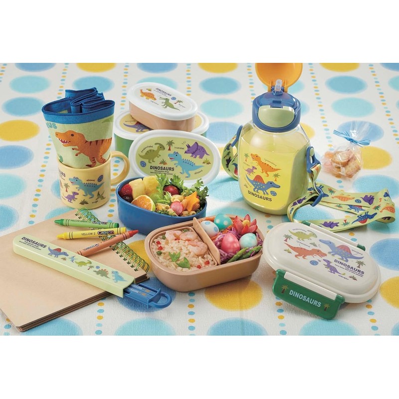 Skater KE4AAG-A Antibacterial Cup, 7.8 fl oz (200 ml), Dinosaurus,