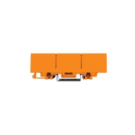 2773-500 | WAGO Wall-Nuts® PUSHWIRE® mounting Carrier | for Solid and Stranded Conductors | Orange | [Box of 10 Pieces]