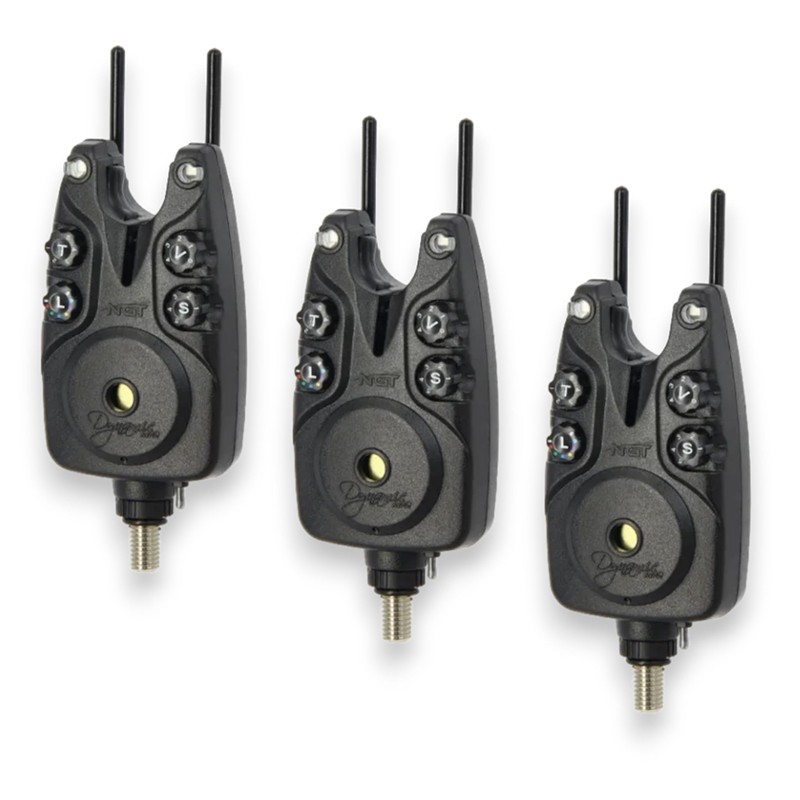 NGT Dynamic MK2 3pc Wireless Bite Alarms Carp Coarse Fishing