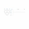 Ted Baker Neena Nano Heart Stud Earrings - Silver or
