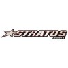 Stratos Boat Raised Logo Decal Emblem 7D099 | Mirrored Silver