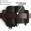 Topstache Leather Multitool Sheath,EDC Belt Organizer for Work and Daily