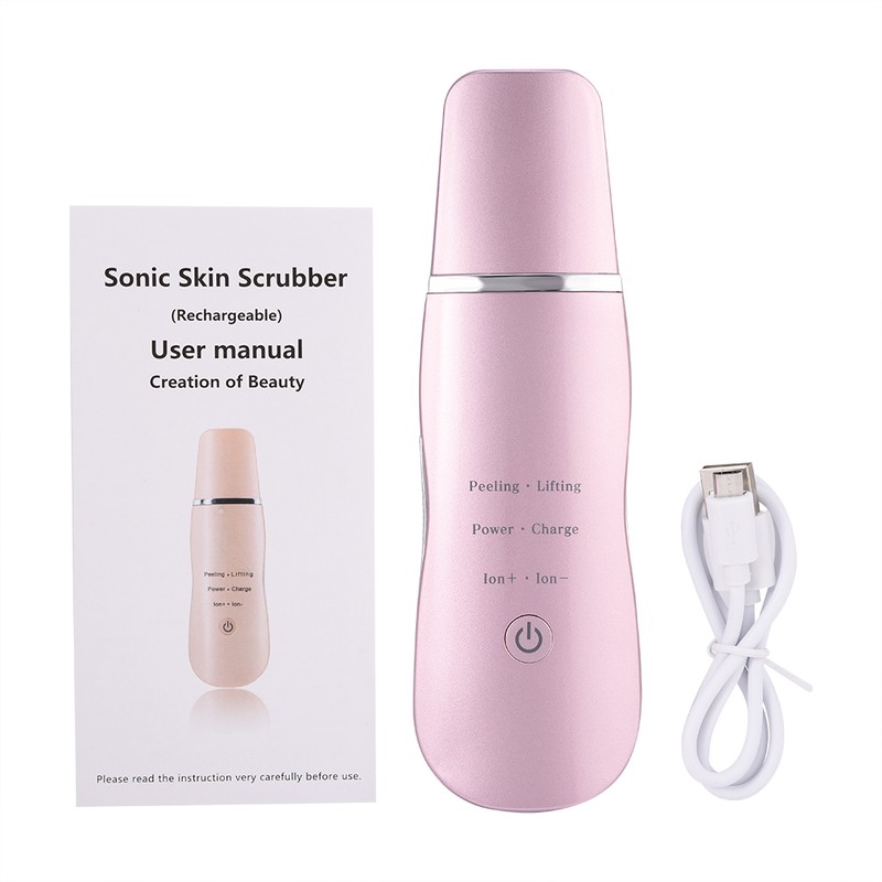 Ultrasonic Face Cleaning Therapy Skin Washer Beauty Device Massager Machine