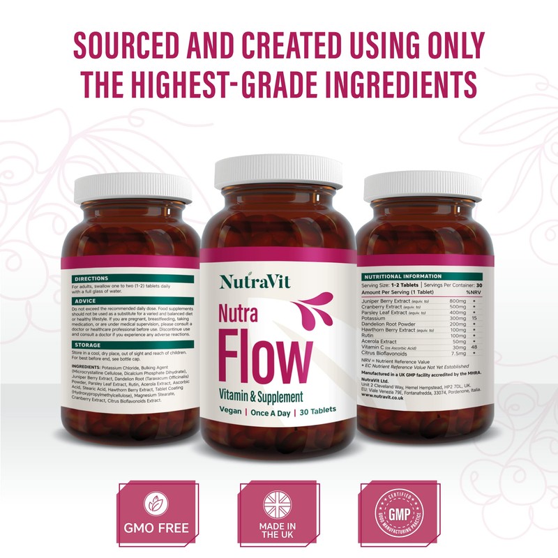 NUTRAFLOW - UTI Vitamin | Urinary Infection Vitamin - 30