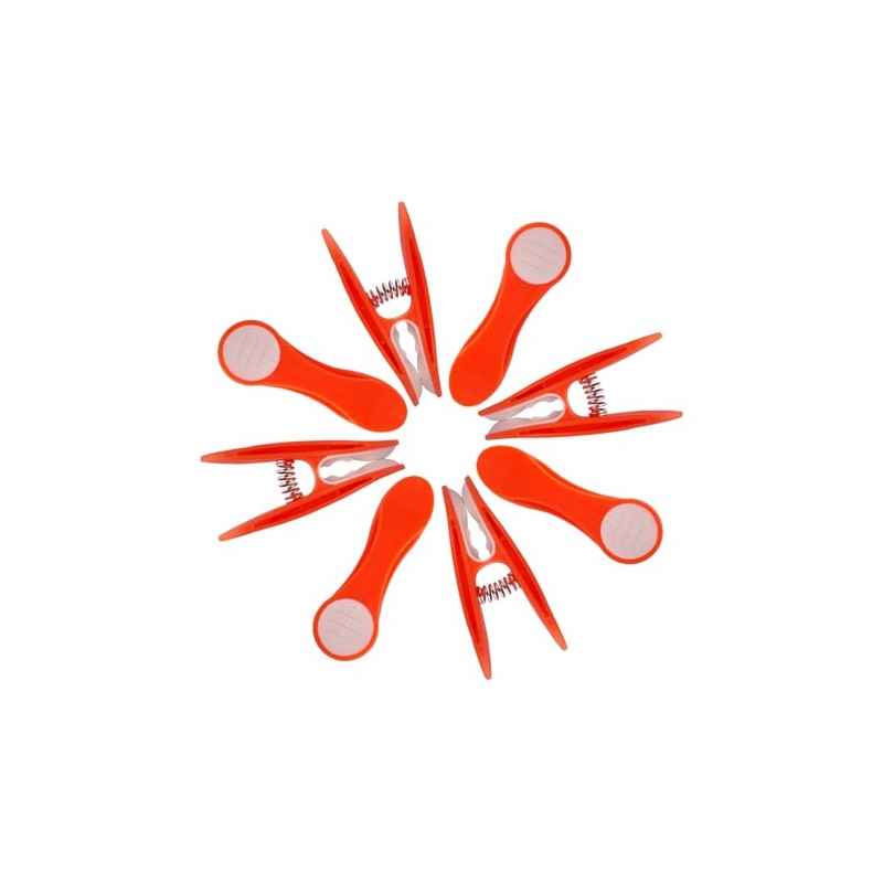 48 Clothes Pegs Laundry Clips with Stainless Steel Compression Springs