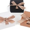 Mini square gift box return gift soap flower box accessories brown 5ea