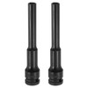 QUARKZMAN Pack of 2 Deep Thin Wall Impact Wrench Socket