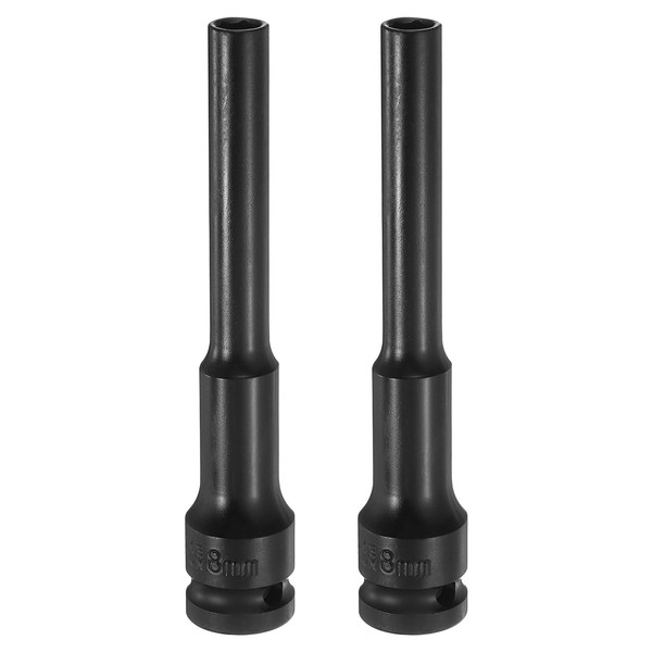 QUARKZMAN Pack of 2 Deep Thin Wall Impact Wrench Socket