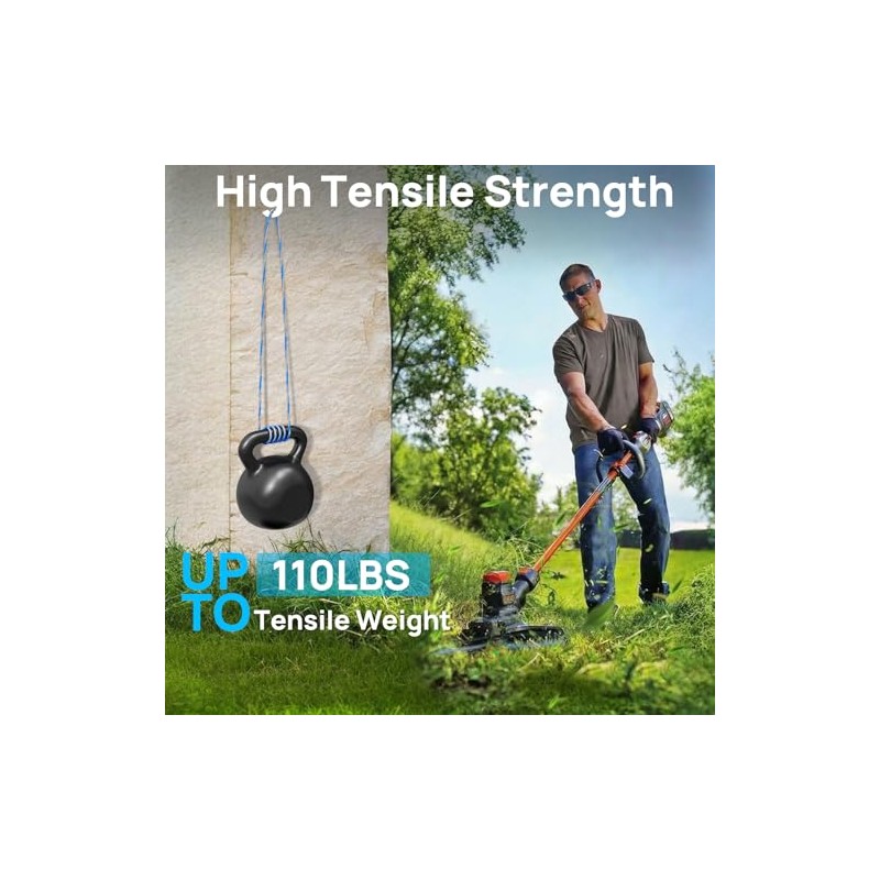 Heavy Duty Trimmer Line - 0.095'' Square Twist Weed Eater