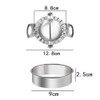 ABOOFAN 2pcs Dumpling Maker Set Stainless Steel Dumpling Mould Ravioli