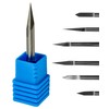 Corintian Solid Carbide Engraving Graver, Diameter 4 mm, 45 Degrees,