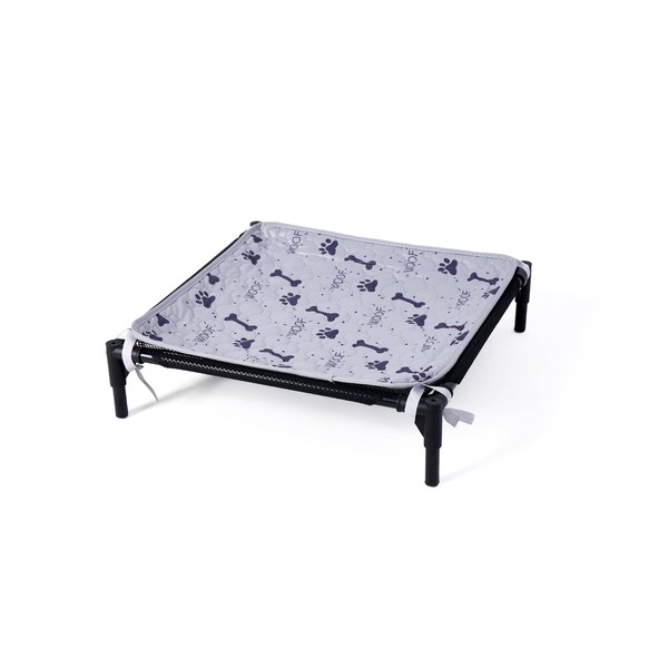 Forher Assemblable Metal Frame Puppy Elevated Dog Bed, Portable Dog