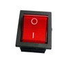 Heavy-Duty DPST Toggle Switch with Red LED Indicator | 30A