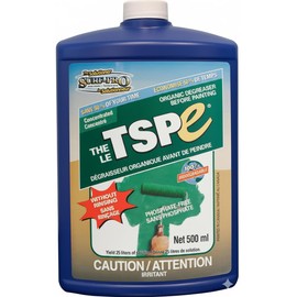 SURF PRO TSP e Organic Degreaser – Phosphate-Free, 500ml Concentrate Makes 6.6 Gal (25L) Solution – Biodegradable Cleaner for Walls, Trim, Siding – No Rinse, Paint Prep