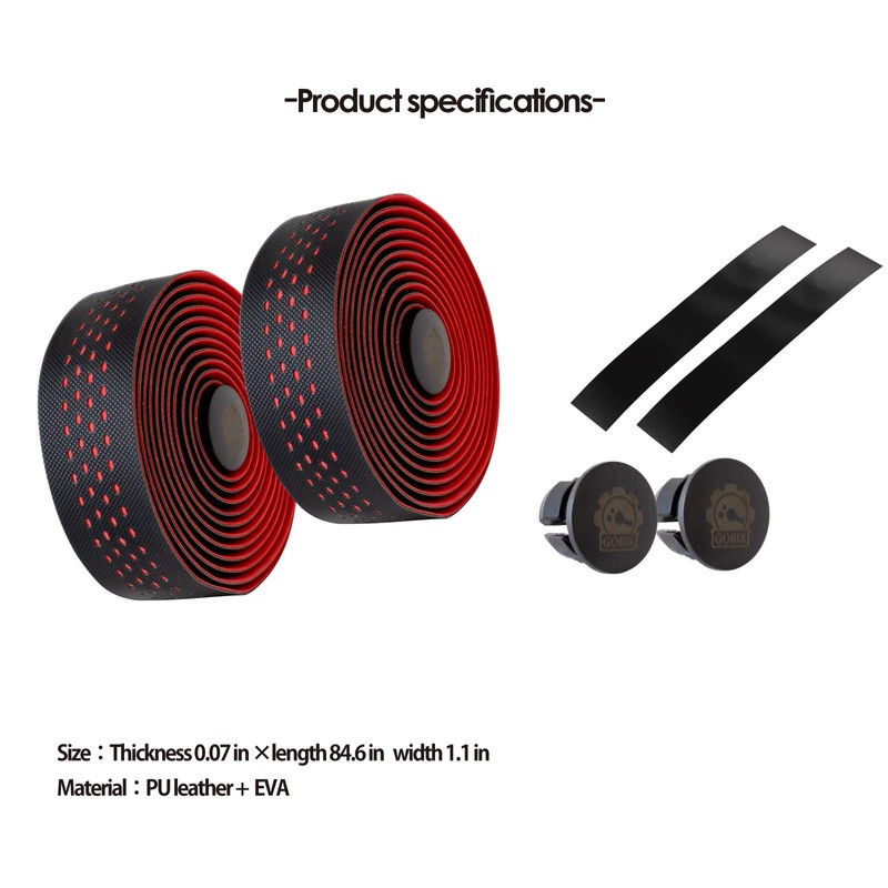GORIX Road Bike Bar Tape (GX-063BD) Bicycle Non-slip Shock Absorption
