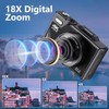 Pocket Digital Camera for Photography, UHD 4K 64MP Point and