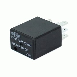 SONG CHUAN 871-1C-S-R1 12VDC Power Relay 5Pin 35/20A