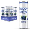 Happy Being Sparkling Nutrient-Rich Blueberry White Tea – Infused with