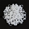100 Pieces Lash Glue Holder Rings Cups Pigment Rings False