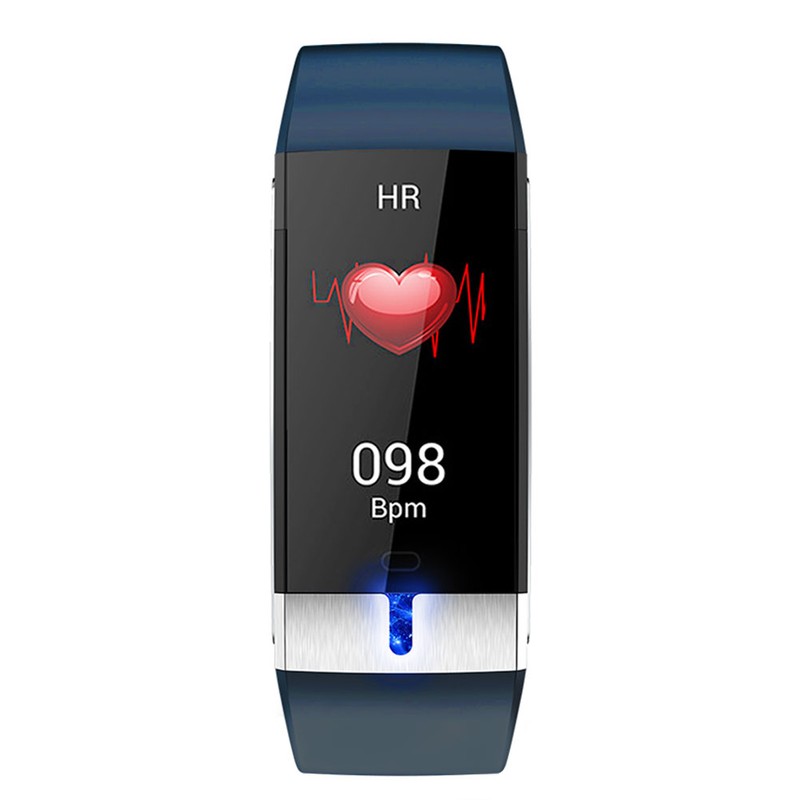 E88 Smart Sports Bracelet Healthy Step Count Multifunction Electrocardio Temperature