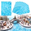 20 Pcs 11.81'' x 8.27'' Christmas Village Ocean Display Mat