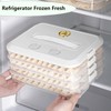 Rzmyencg 4-Layer Food Storage Containers with Lids,Cookie Storage Containers,Good Sealing