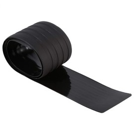 Acouto - Tira protectora de goma para cajuela, protector de parachoques trasero, protector de cajuela, tira protectora compatible con coches universales (negro)