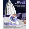 OMAIGA Cordless Iron for Clothes, 1550W 2-In-1 Cordless/Corded Steam Iron