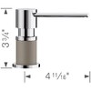 BLANCO, Truffle 402306 LATO Kitchen Soap Dispenser, 10 oz