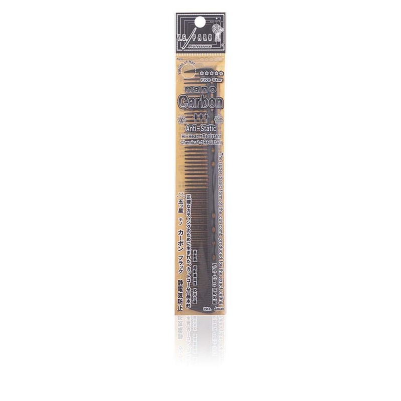 Wyes Park Professional YS Park Comb CL-339 Carbon Black Hair