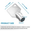 Zfegto GR777 Washer Dryer Machine Key for Greenwald Speed Queen