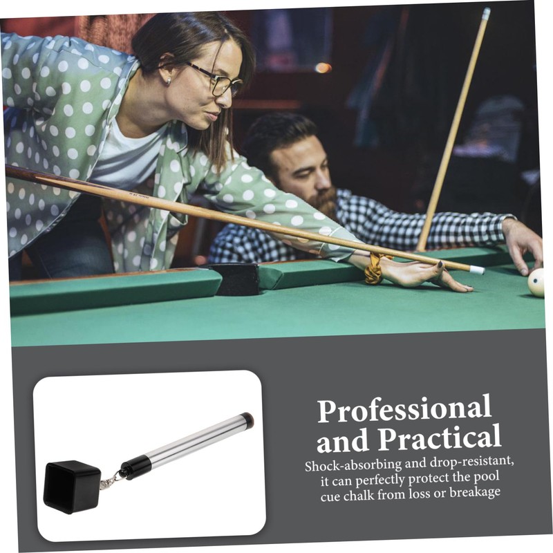 BIUDECO Ergonomic Pool Chalk Holder Professional Snooker Cue Chalk Box