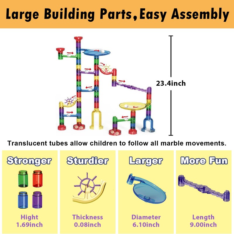 Creative Marble Run Set - Educational STEM Toy for Kids