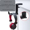Jindizi Stand Hanger Holder,PC Gaming Headset Hook Holder Hanger Mount,