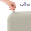 BARBONS Fitted Sheet 160 x 200 cm, 100% Cotton Fitted