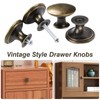 TsunNee 24pcs Vintage Style Chic Drawer Knobs Antique Bronze Kitchen