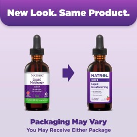 Natrol Melatonina Liquida 1 Mg | Rapida Absorción | 60 Ml Sabor Berry