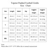 Topeter Padded Football Girdle with Hip, Thigh, Tailbone Protector, Impact