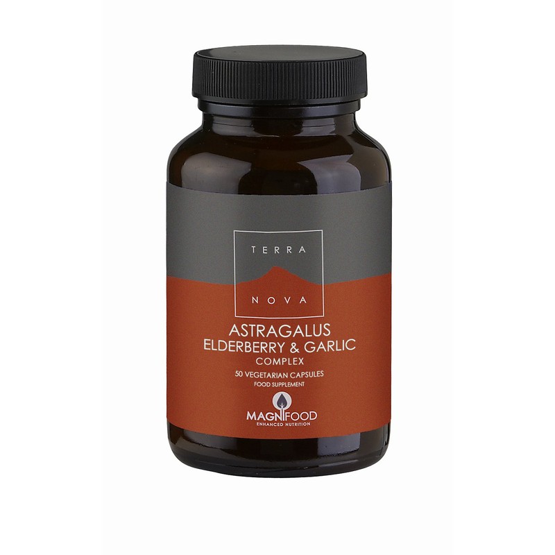 Terra Nova Astragalus, Elderberry and Garlic Complex (50 Caps)