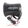 50W 120dB Car Loud Horn 6 Sounds Emergency Warning Alarm