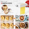 ANTREE 3-1 Pasta Maker Attachment for KitchenAid includes Pasta Sheet