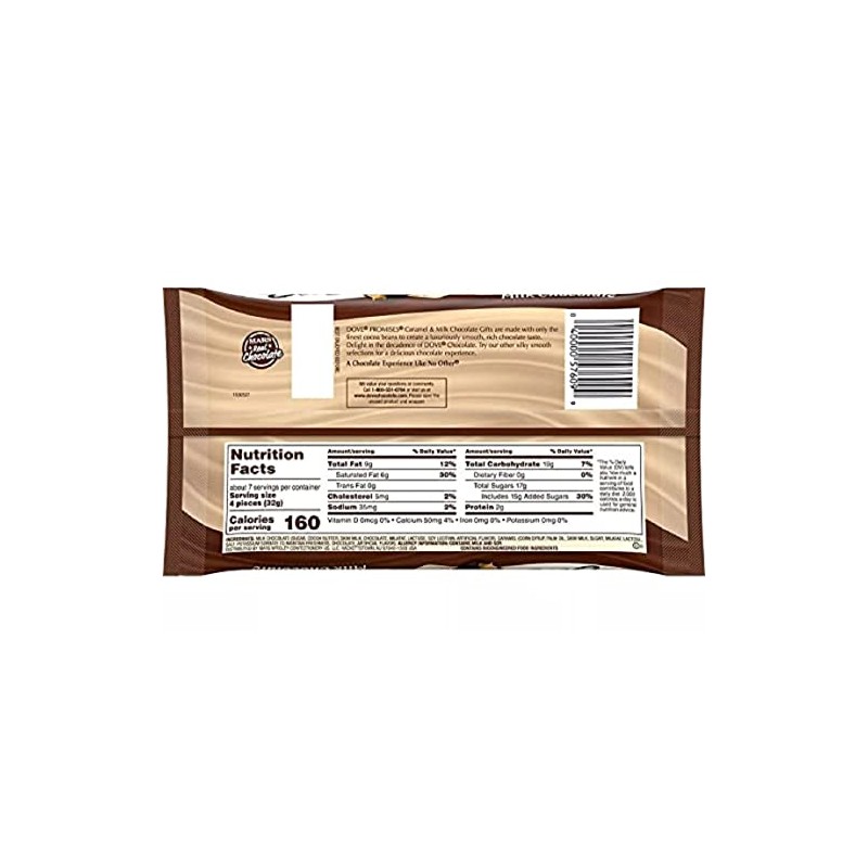 Dove Holiday Promises Silky Smooth Caramel & Milk Chocolate -