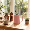 Gooseneck Kettle, Pink, 16oz, Stainless Steel Pour Over Coffee Maker